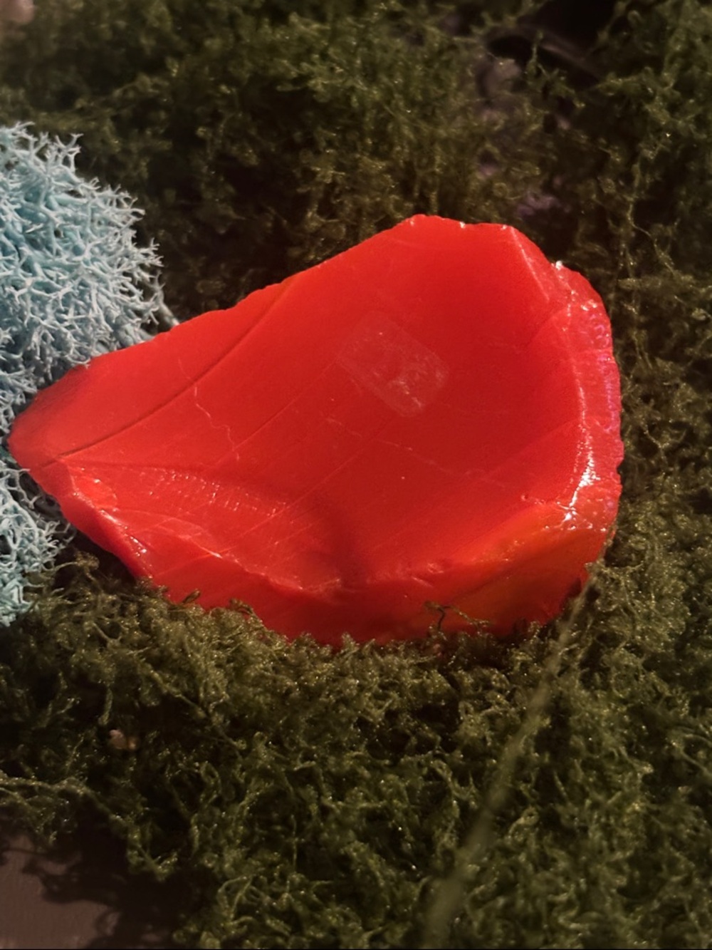 Fire Orange Slag Glass